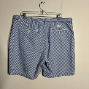 Polo by Ralph Lauren Blue and White Striped Men’s Shorts